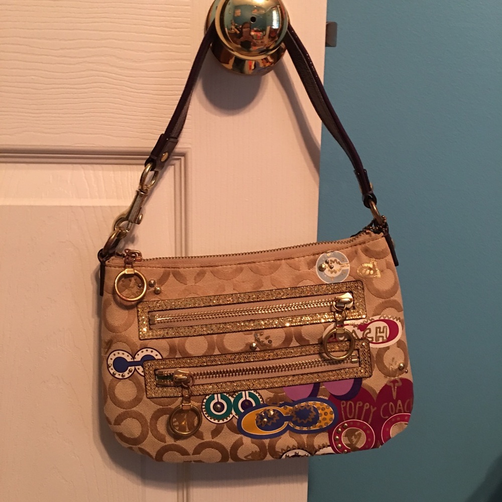 Coach poppy hand bag